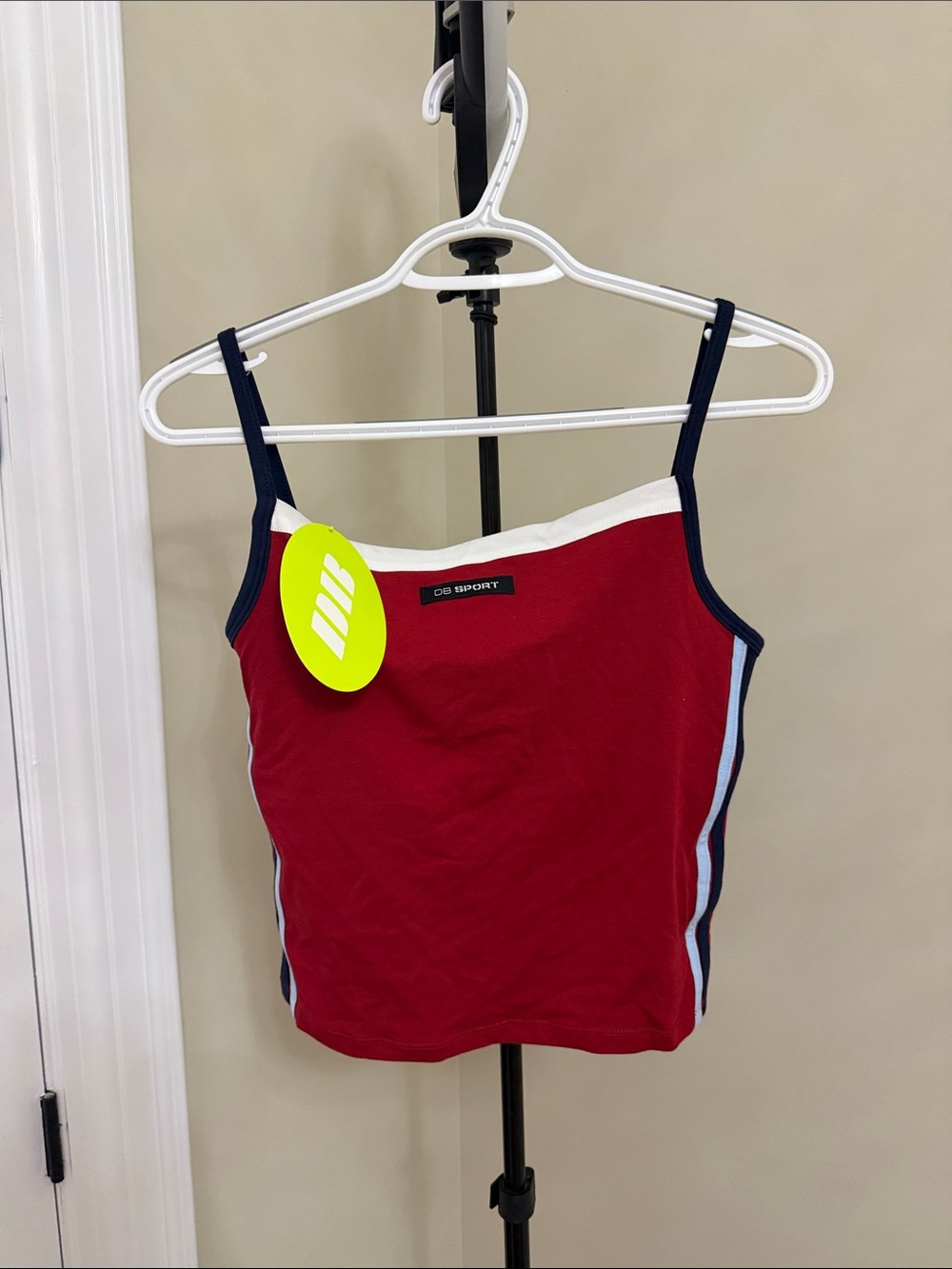 Dairy boy square neck tank size L BNWT